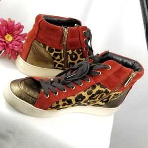 Sam Edelman | Leopard Hightop Sneaker